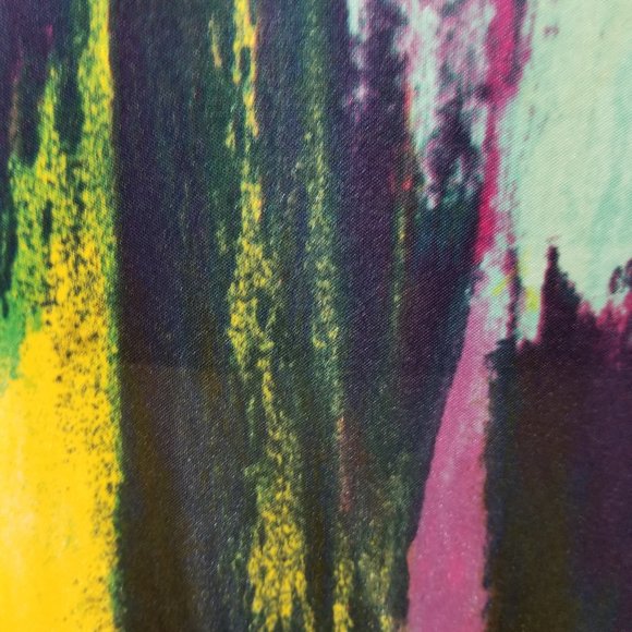 BCX top Small multicolor sleeveless halter colorful smocked bottom Y2K - Picture 6 of 11